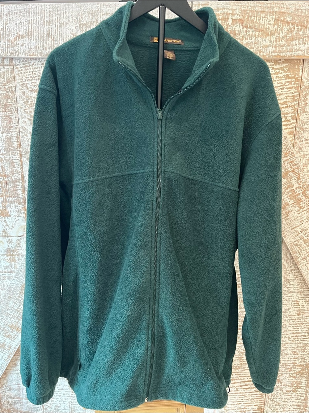 Women’s Harriton Forest Green Full-Zip Fleece Jacket Size XXL